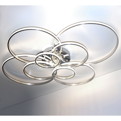 Srebrny plafon LED 110x90cm 4000K 70Watt - P140